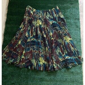 Jones New York Long Skirt Size 12 Green Y2K 2000s